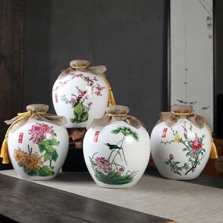 Bình gốm sứ đựng rượu dung tích 500ml-2500ml