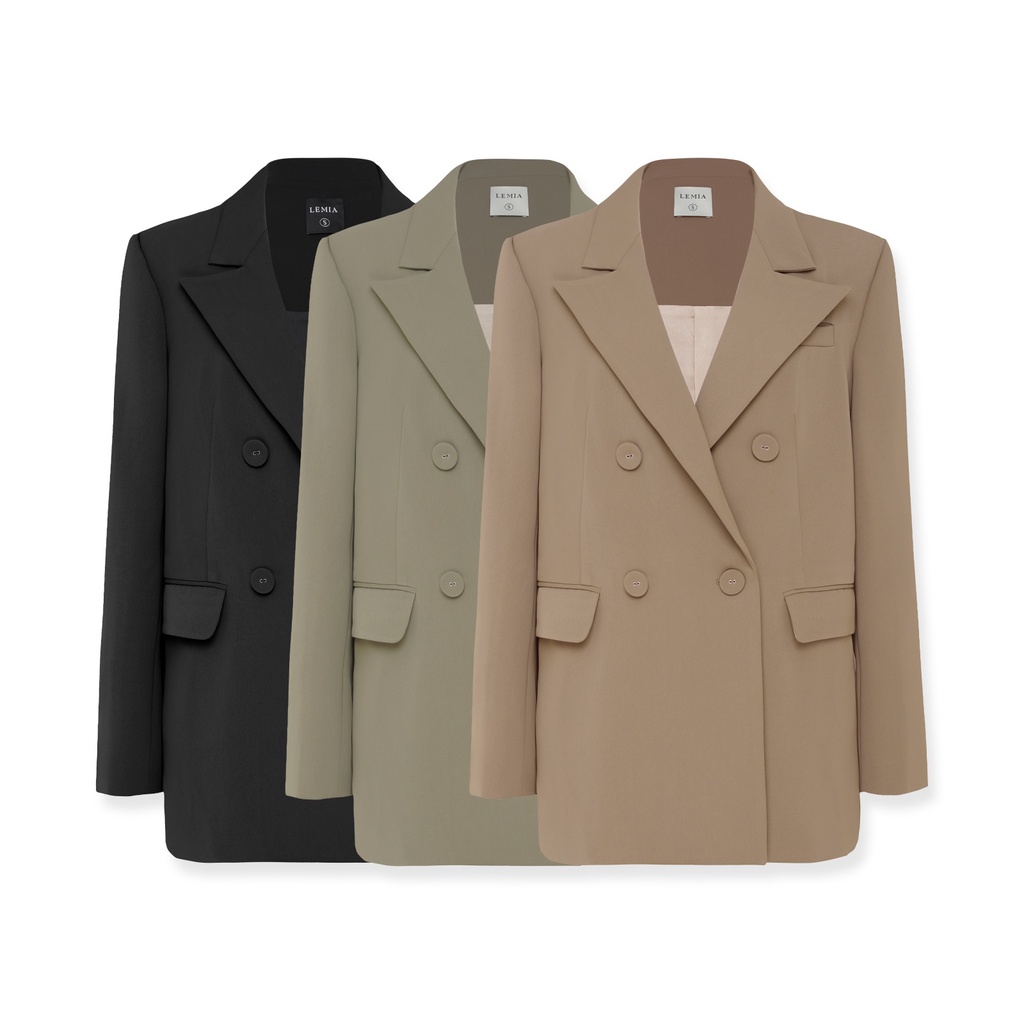 Áo Vest Nữ 4 Cúc Cổ Ve Vếch Mặc Đi Tiệc Đi Làm Công Sở By LEMIA Design - 22AV033