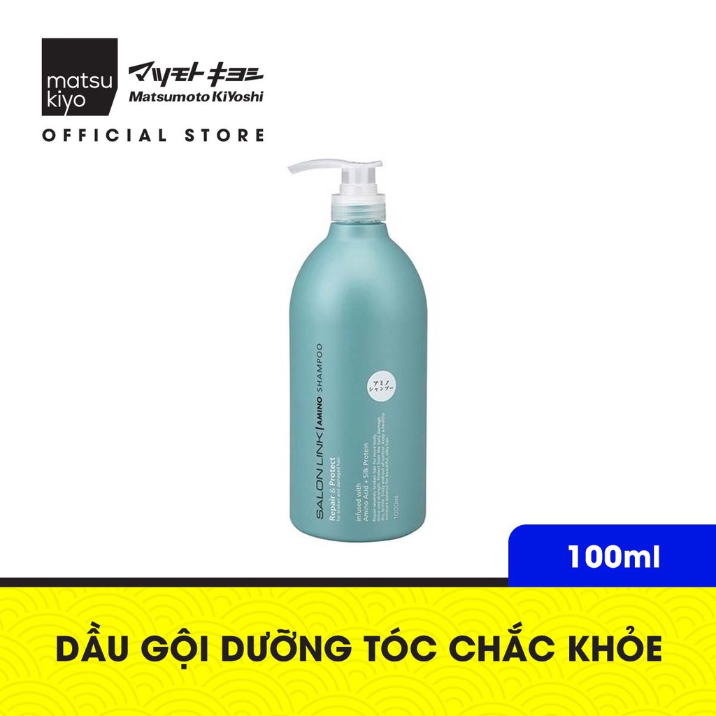 Dầu gội/Dầu xả Amino phục hồi và dưỡng tóc chắc khỏe Matsukiyo Salon Link - 1000ml