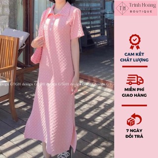Váy suông thun xốp cho nữ 4 màu từ 40-60 kg