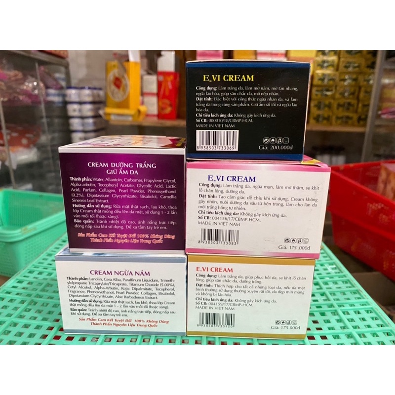 kem evi đủ dòng (hàng chuẩn)