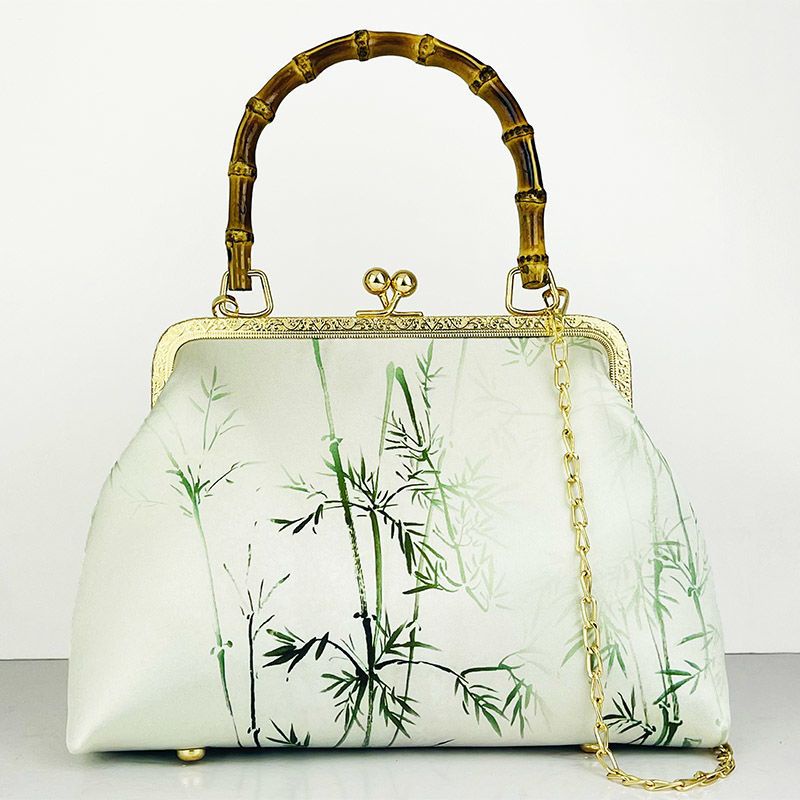 Túi Xách Tay Bằng Tre Phong Cách Mới Cho Nữ