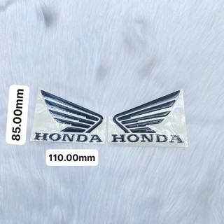 Tem Decal Logo Honda Cánh Chim 3D Chất Liệu Nhựa Dẻo