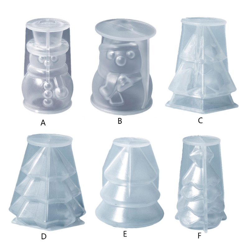 Khuôn silicone Làm Nến Hình Cây Thông Giáng Sinh diy