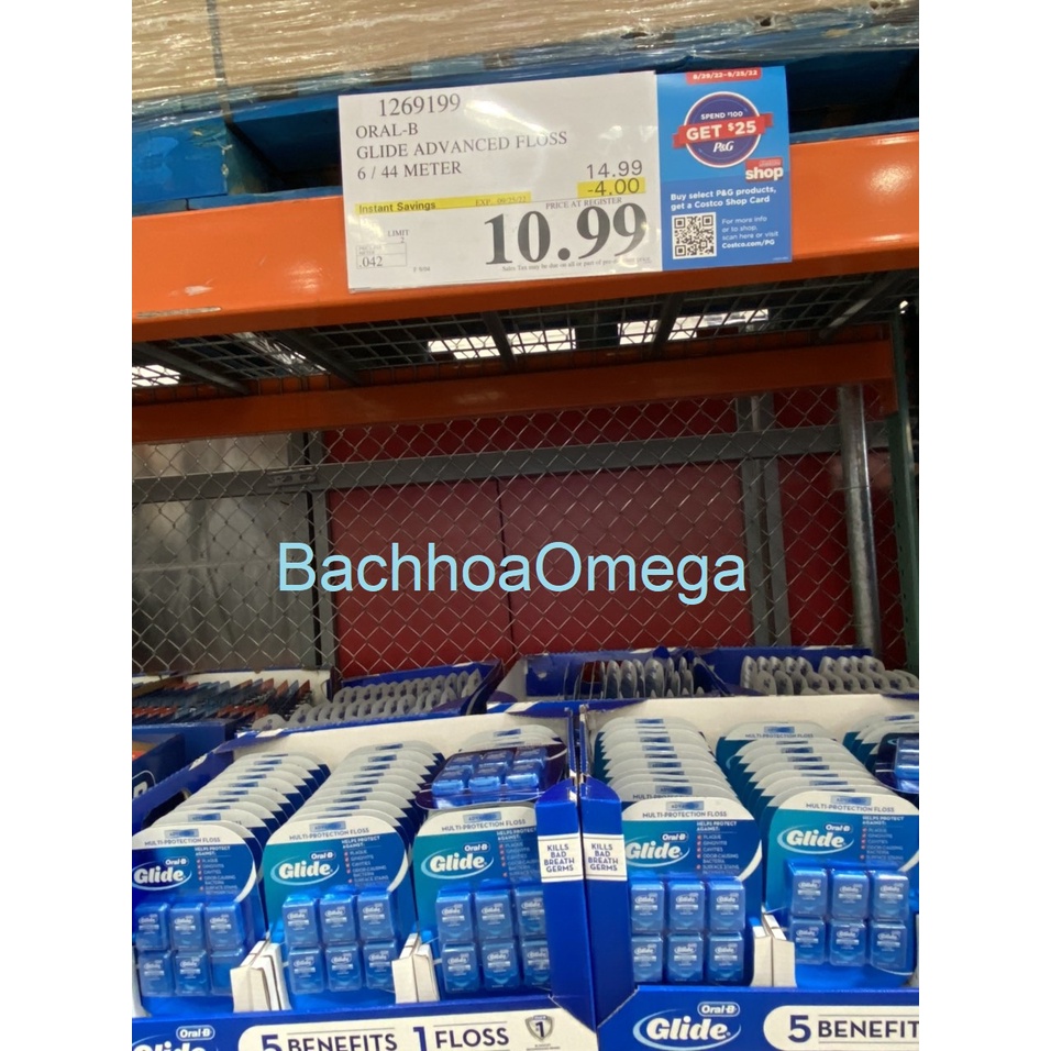 Chỉ nha khoa oral b glide của mỹ_có tách bán lẻ 1 cuộn nhỏ oral-b glide floss 6 pack