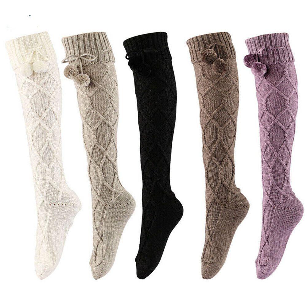 Tất Dài Mềm Mại Giữ Ấm Thời Trang Cho Nữ