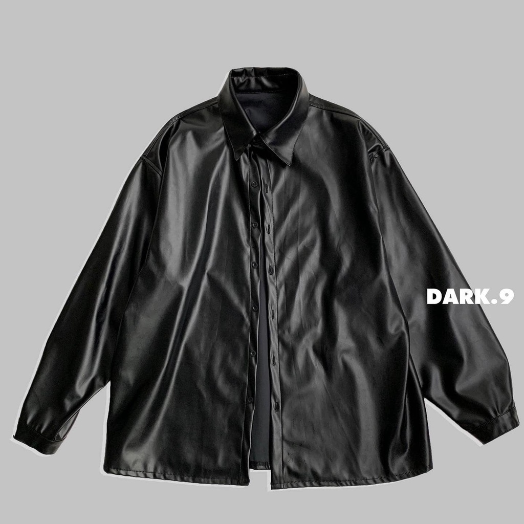 Áo sơ mi da dài tay - FAUX LEATHER SHIRT