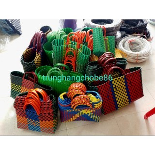 Giỏ đi chợ / Túi đi chợ / Làn đan đi chợ handmade thân thiện với môi trường