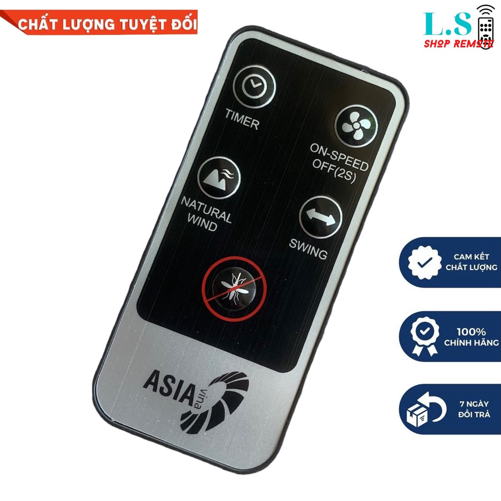 Điều khiển quạt Asia D16024 Chính Hãng các dòng quạt cây, quạt treo tường, remote, mót quạt asia