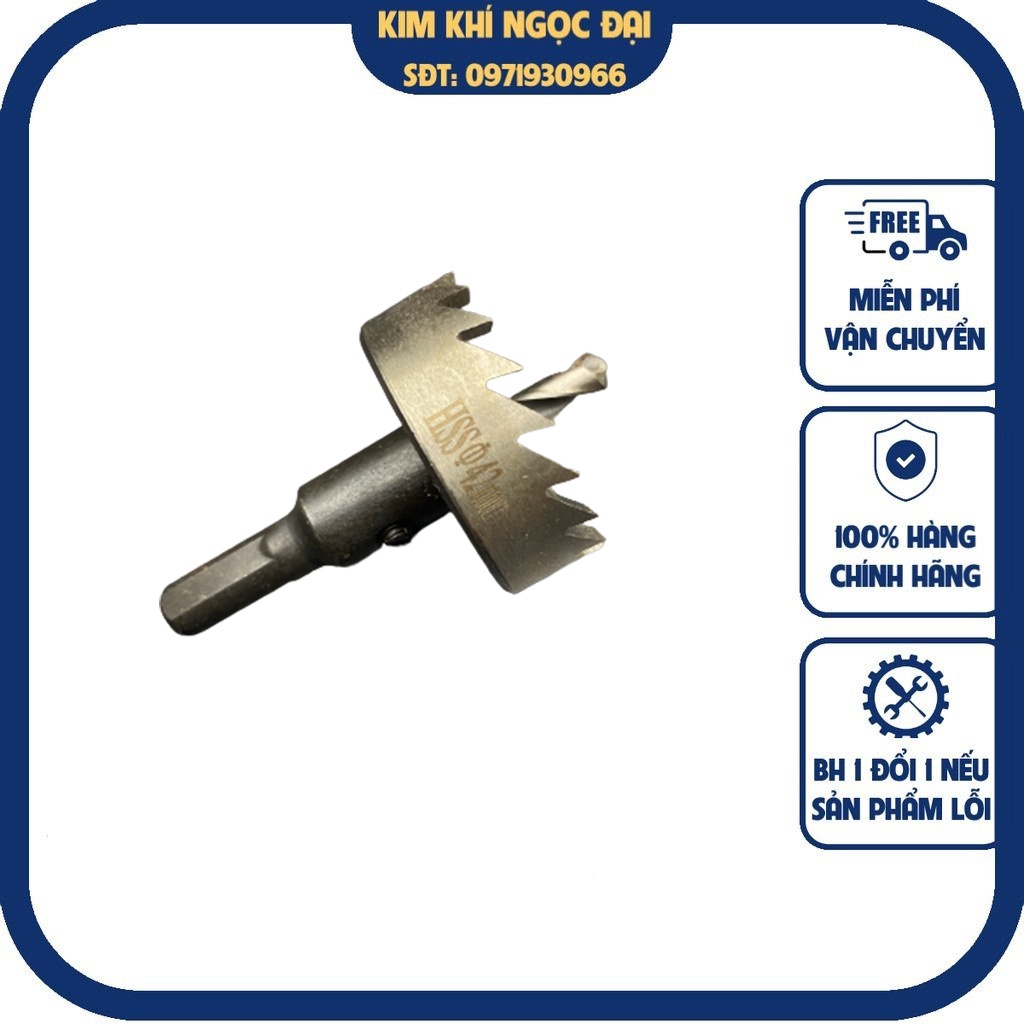 Mũi Khoét Lỗ Tròn 16 - 60mm khoét gỗ mềm, nhựa,hợp kim,tôn ,nhôm