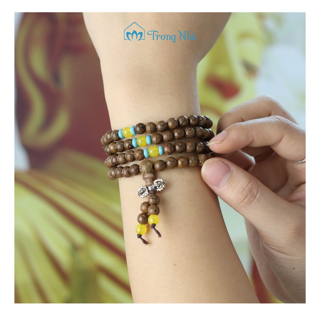 Chuỗi tràng hạt muồng 6li, chuỗi tràng hạt phong thủy - Bình an, May mắn - Trong Nhà