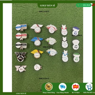 Mác bóng golf, huy hiệu golf, clip marker đánh dấu vị trí kẹp nam châm từ tính