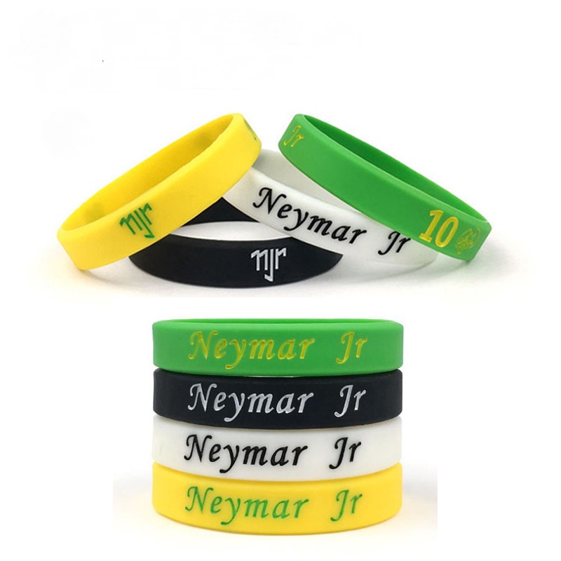 1 Vòng Đeo Tay Silicone In Logo Câu Lạc Bộ Bóng Đá Barcelona