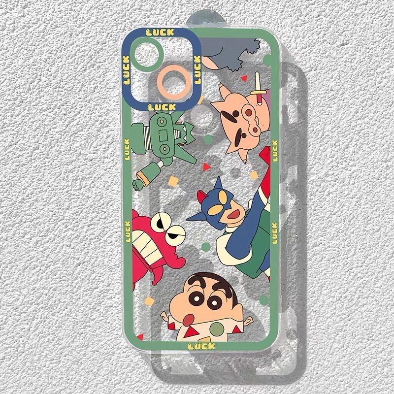 Ốp Điện Thoại Hình Shin-chan Dễ Thương Cho iPhone 14 13 12 11 Pro Max iPhone 7 8 X XR XS Max 6 6s 7 8 Plus SE 2020 2022