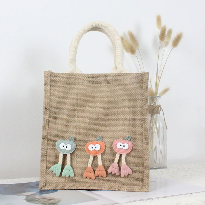 Túi Xách Vải Cotton Lanh Thiết Kế Sáng Tạo Thời Trang Cho Nữ