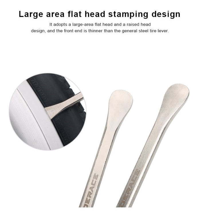 Bộ 3 cây nạy vỏ xe đạp thép Rider Ace T063