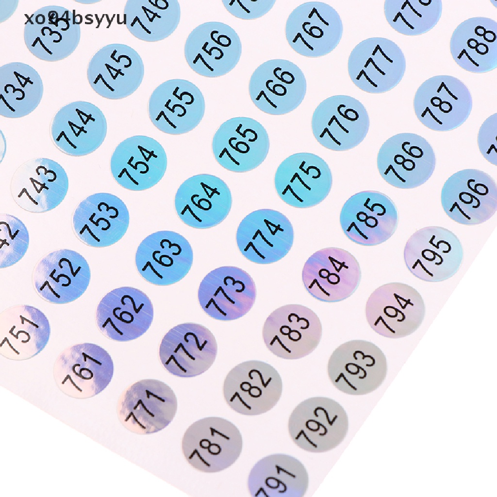 Miếng Dán Số Điện Tử Tự Dính Chống Thấm Nước Xo94Bsyu 1-1000