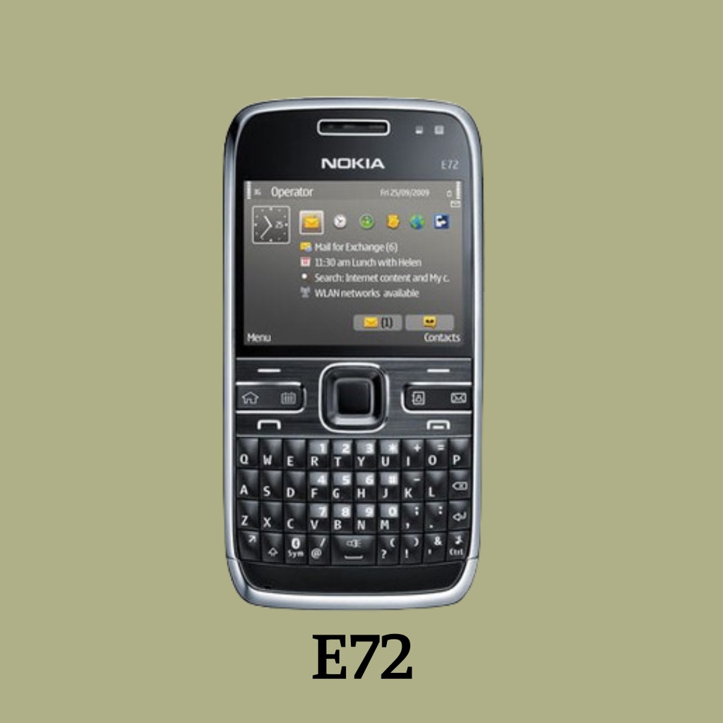 Điện Thoại Nokia E72 Wifi 3G Bảo Hành 12 Tháng Chơi Game online.