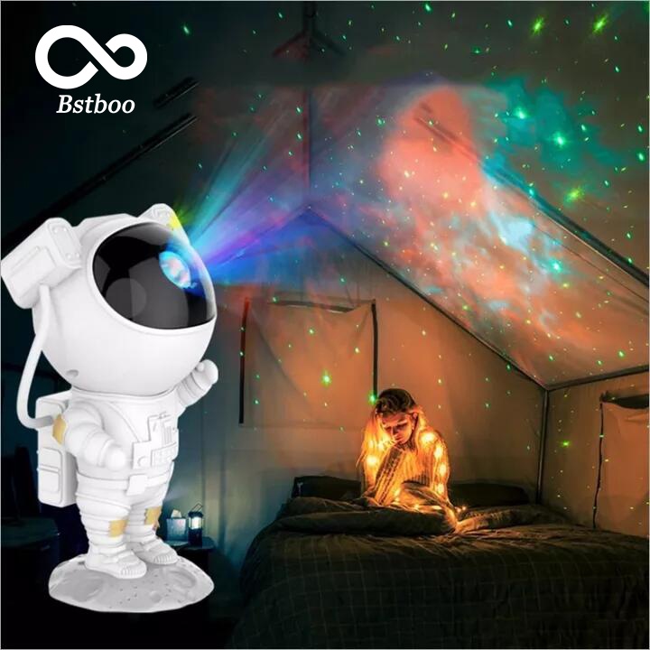 Đèn led phi hành gia TAHOTO loa bluetooth chiếu ánh sao thiên hà Đèn Phi Hành Gia Chiếu Sao Galaxy đèn ngủ trôi dải ngân hà deco phòng siêu đẹp