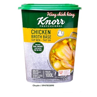 Súp cô đặc cho món lẩu gà,phở gà - súp nền thịt gà knorr 1.5kg
