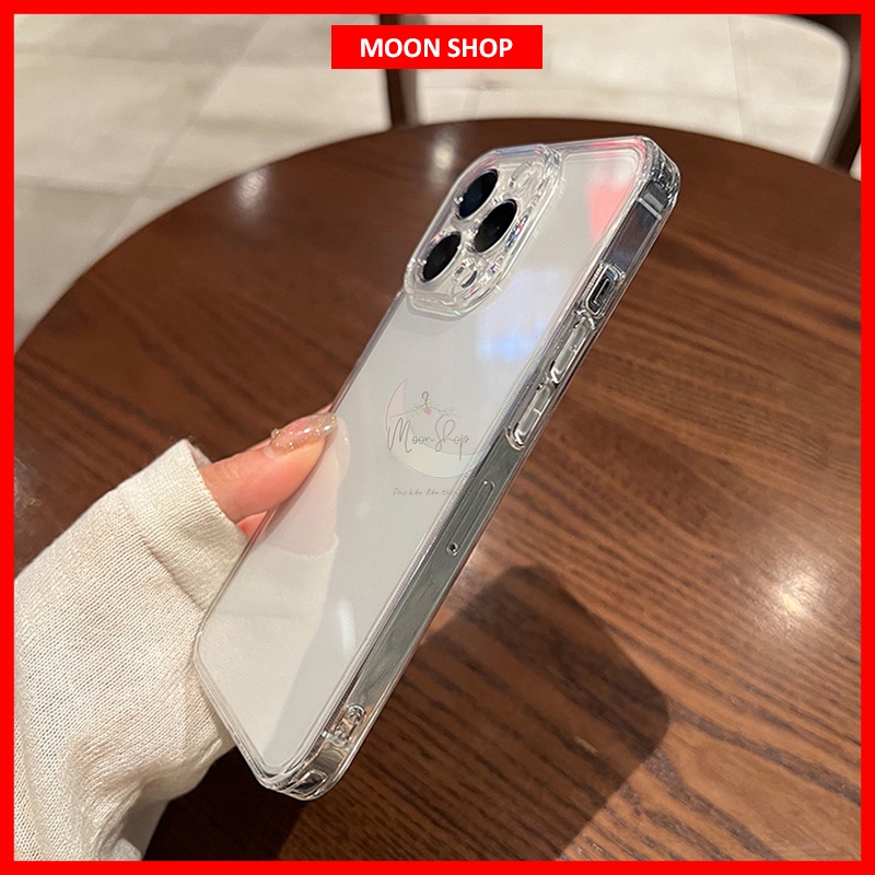 Ốp lưng kính trong suốt Likgus không ố chống xước tuyệt đối cho iPhone 14 Pro Max 13 Pro Max 13 12 Pro Max 11 Pro Max