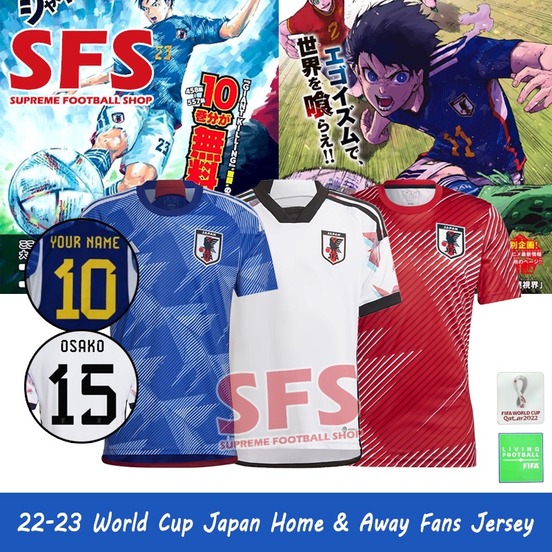Áo Thun Đá Banh Đội Tuyển Nhật Bản Jersey S-4XL 2022 Chất Lượng Cao Mặc Ở Nhà Cho Nam