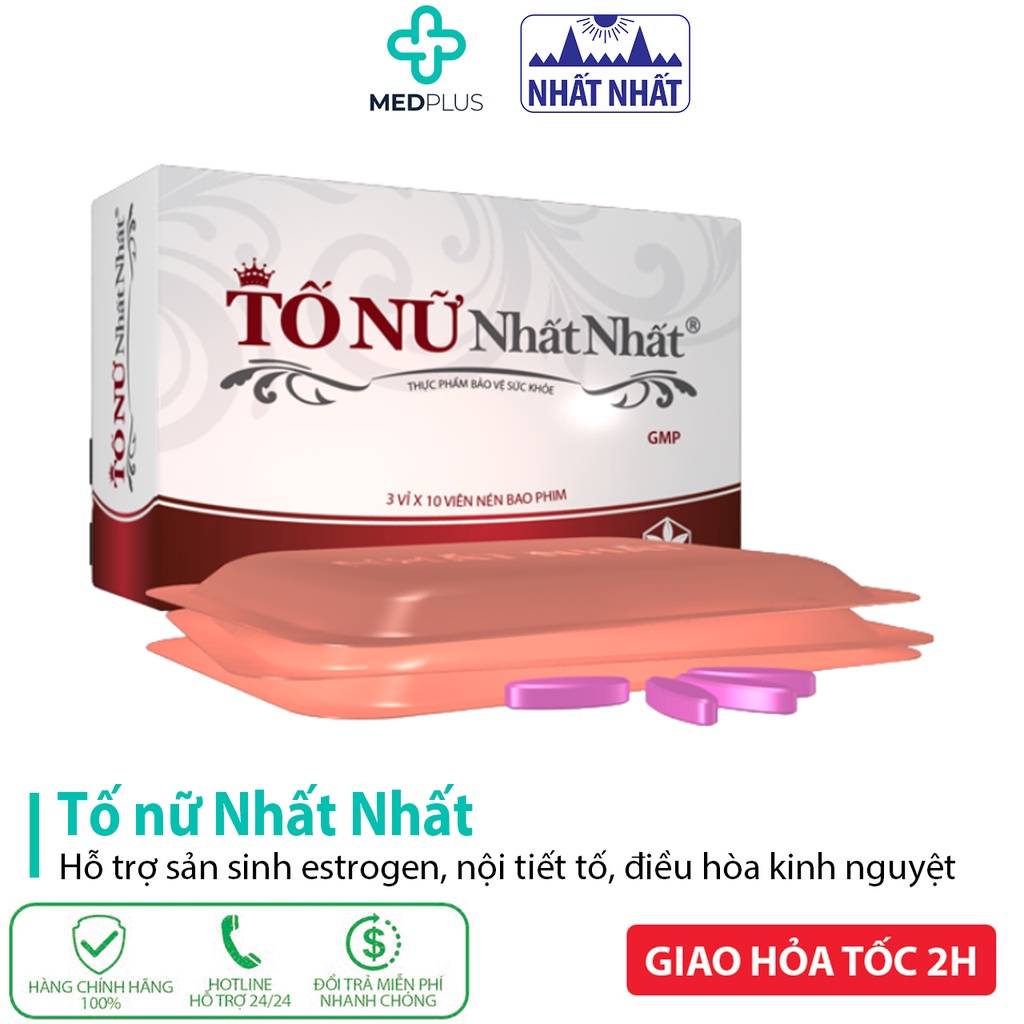 Tố nữ Nhất Nhất - Bổ sung nội tiết tố, giúp cơ thể sản sinh estrogen, cải thiện sinh lý nữ đẹp da