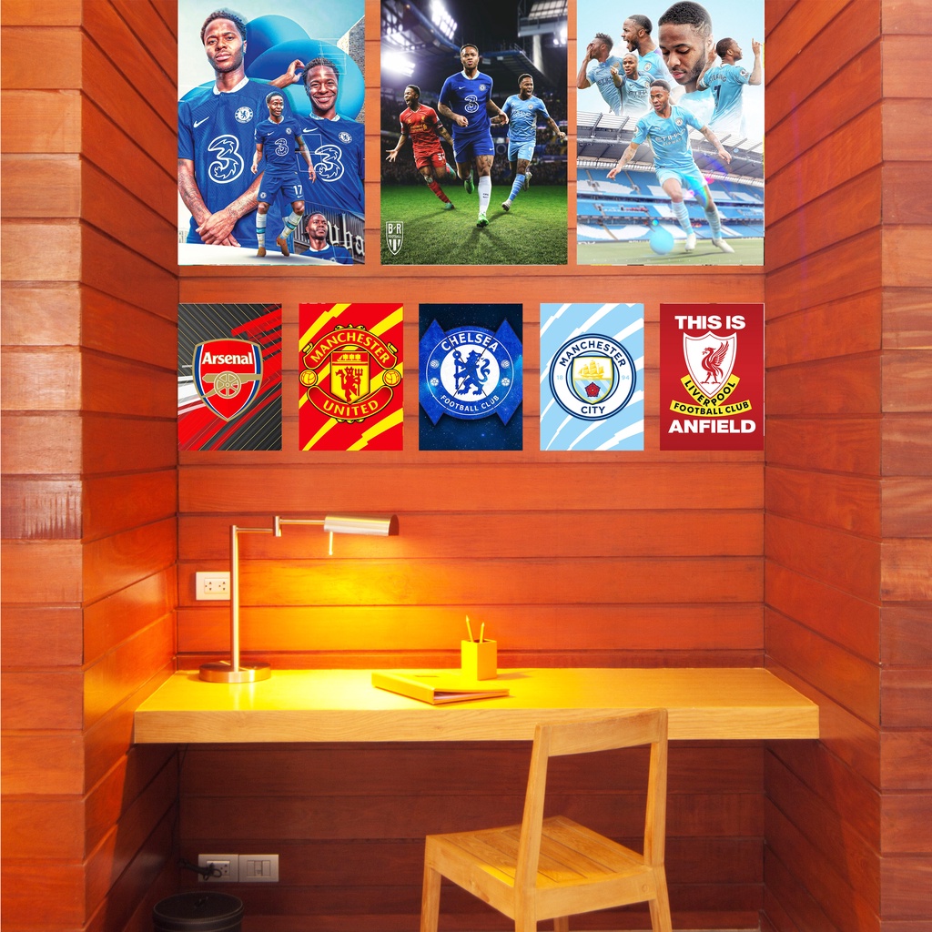 Poster Raheem Sterling, Ảnh Dán Tường Raheem Sterling Cực Đẹp, Poster Bóng Đá Có In Theo Yêu Cầu