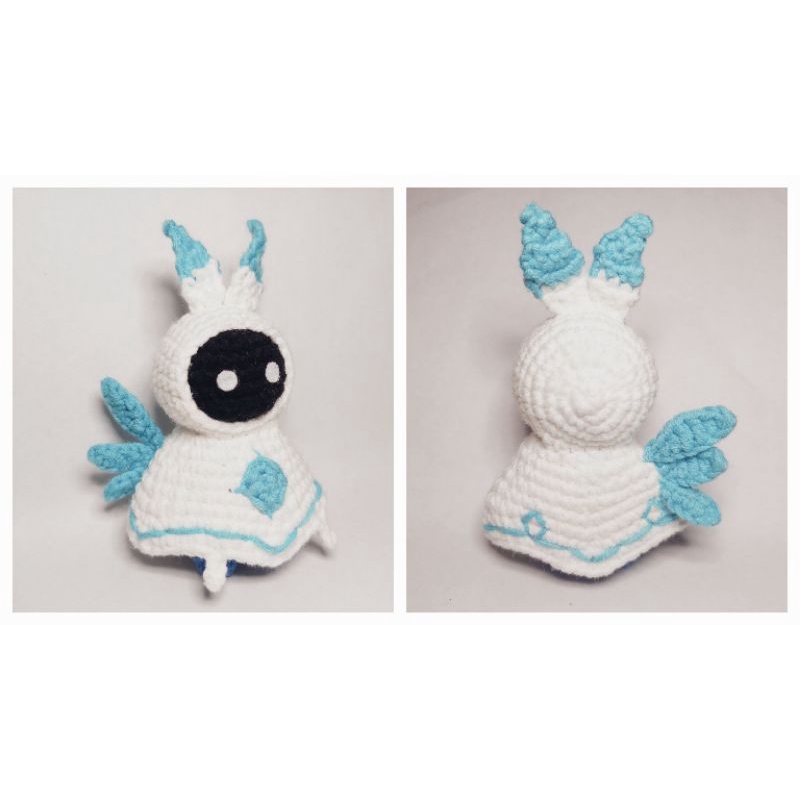 Móc khóa Genshin Impact Tinh Linh Gió móc len: Venti, Zhongli