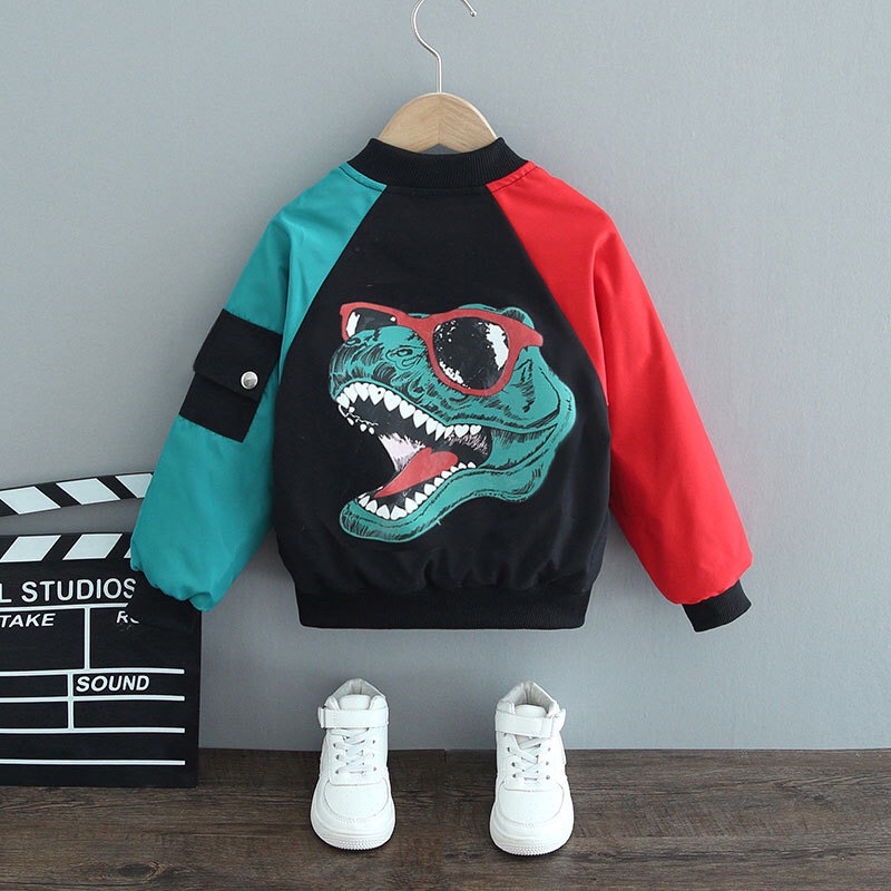 Áo gió hoạ tiết bomber bé trai