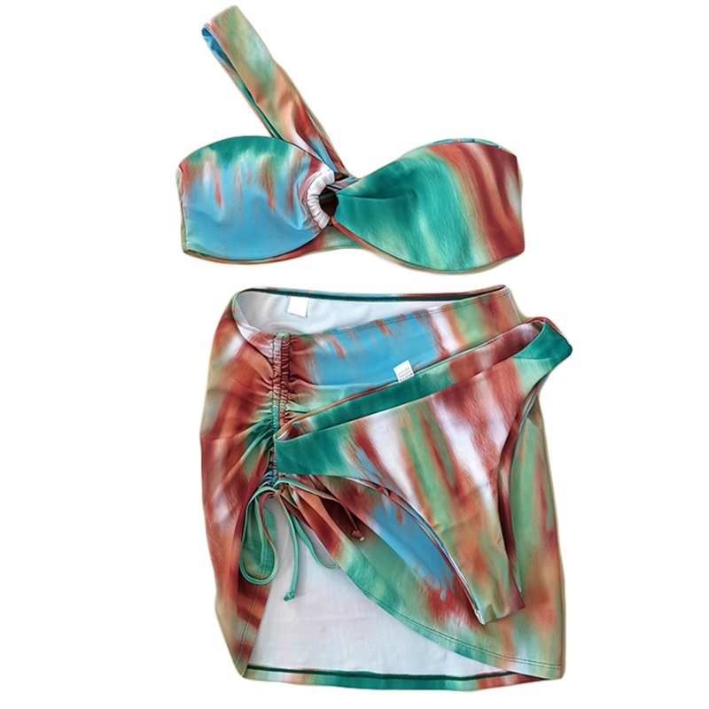 Bộ Đồ Bơi Bikini Có Miếng Đệm Che Ngực Nhuộm Màu Thời Trang