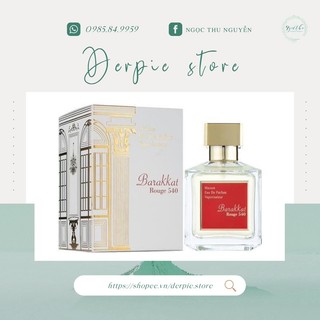 Nước hoa nữ maison barakkat rouge 540 edp - dupe mfk540 chính hãng có sẵn