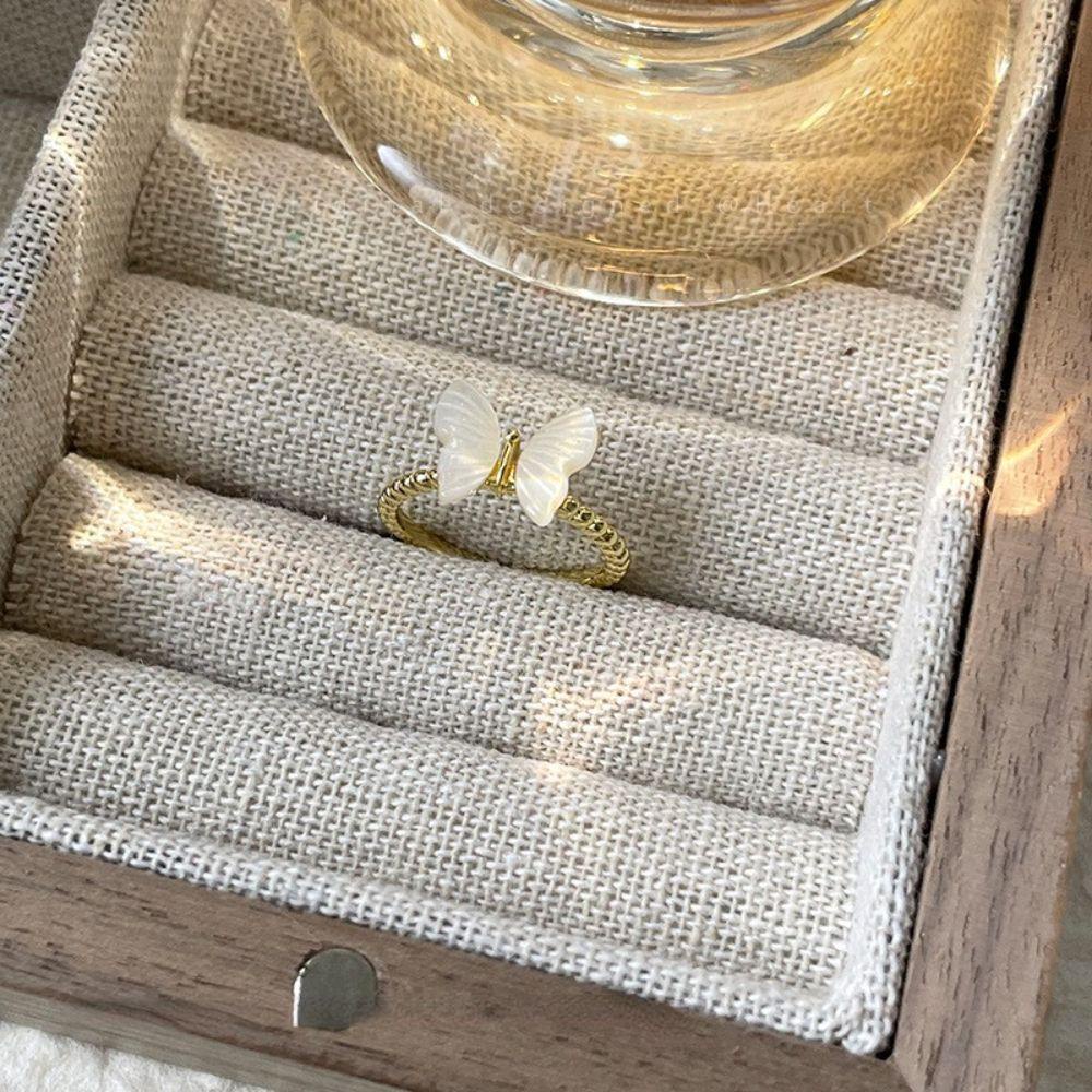 Nhẫn Hở Hình Bướm Thời Trang Dành Cho Nữ