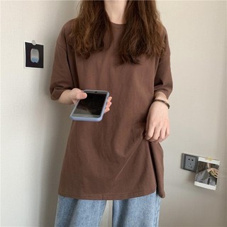 Áo thun trơn nữ cotton 100% ALICE - áo thun trơn ngắn tay nữ, áo cotton 100% hàn quốc