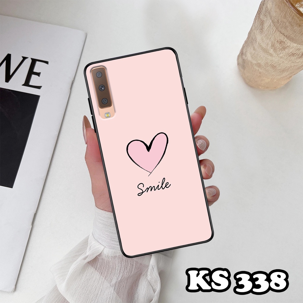 Ốp lưng Samsung A7 2018 - Samsung A9 2018 - Ốp in hình LoveSmile - Chất liệu TPU cao cấp chống sốc bảo vệ máy