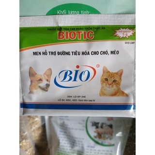 Men biotic - hỗ trợ đường tiêu hóa cho chó/mèo