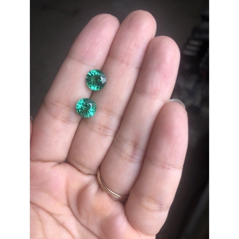 Set 3 viên opsidian tròn