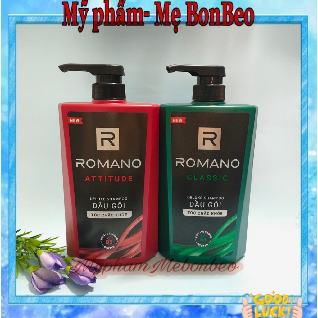 Dầu gội Romano hương nước hoa Classic/Attitude 900g