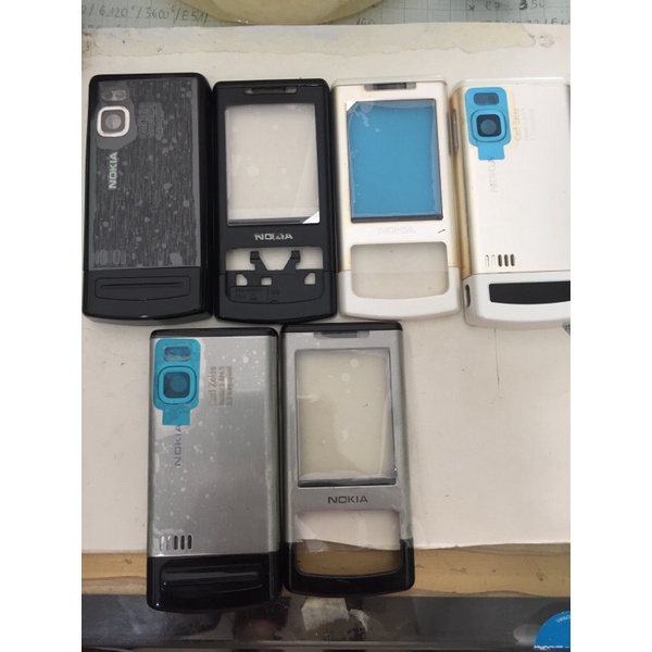 [Mã ELHA9 giảm 15% đơn 50K] Vỏ nokia 6500s có xương đen tuyền,màu bạc, trắng