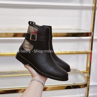 Bốt boot bbr cổ thấp đai khoá ngang fullbox