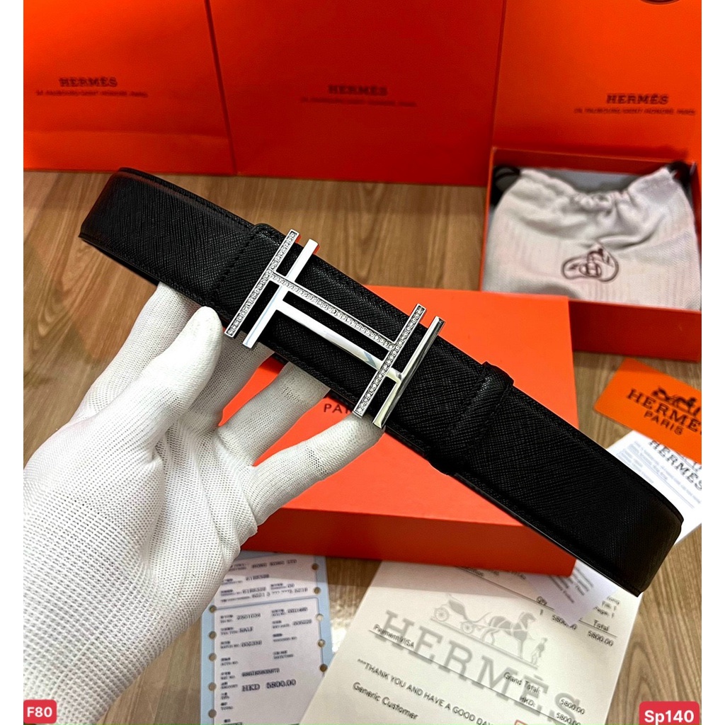Thắt Lưng Chữ H Da Xịn Hàng Đẹp Cao Cấp Fullbox