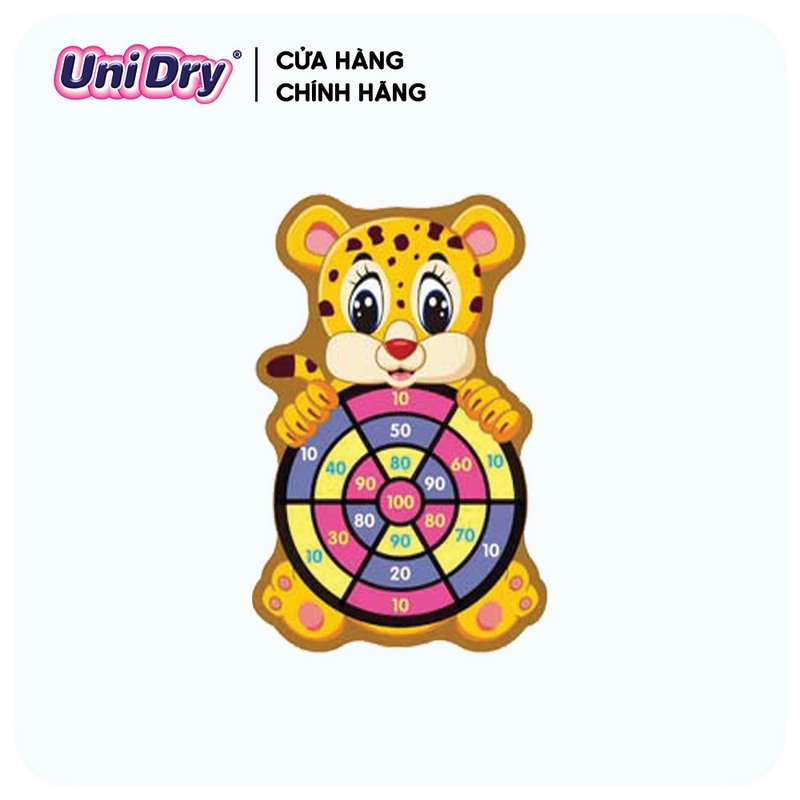 Đồ chơi ném banh dính hình thú Unidry