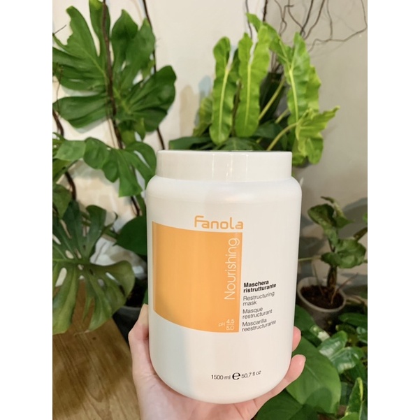 HẤP DẦU FANOLA PHỤC HỒI TÓC HƯ TỔN HÀNG CHÍNH HÃNG Ý NOURISHING PH 4.5/ 5.0 RESTRUCTURING MASK 1500ML