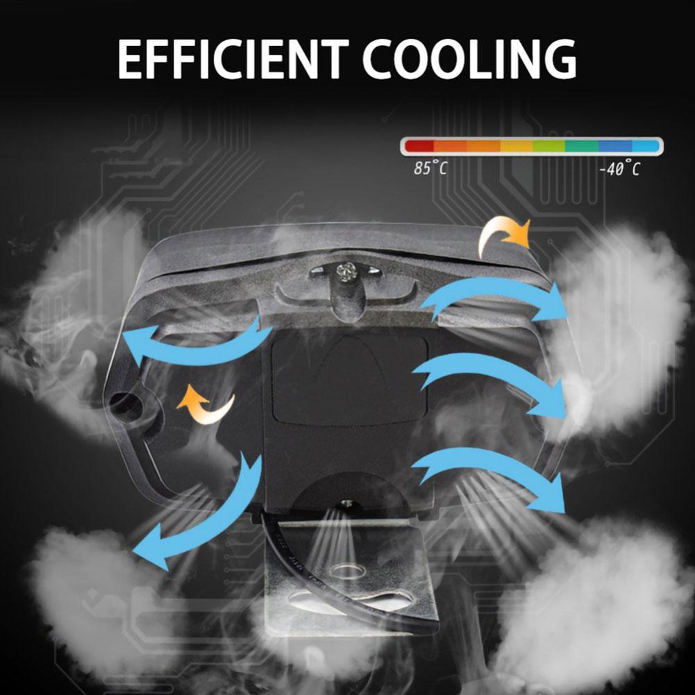 1 Đèn Pha Mtc8 LED 8 Bóng 12V 12W Siêu Sáng Chống Thấm Nước Dành Cho Xe Mô Tô