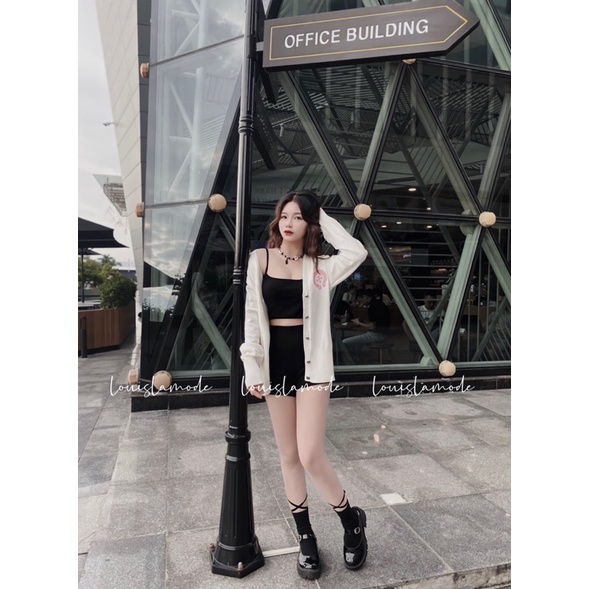 Áo Khoác Len Cardigan CH Chữ Thập