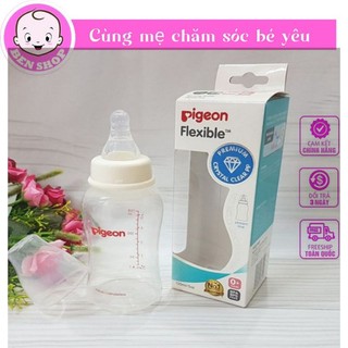 Bình sữa cổ hẹp pigeon streamline 150ml - 250ml - bình sữa cho bé
