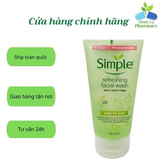 Sữa rữa mặt cho da nhạy cảm Simple Kind To Skin Hàn Quốc