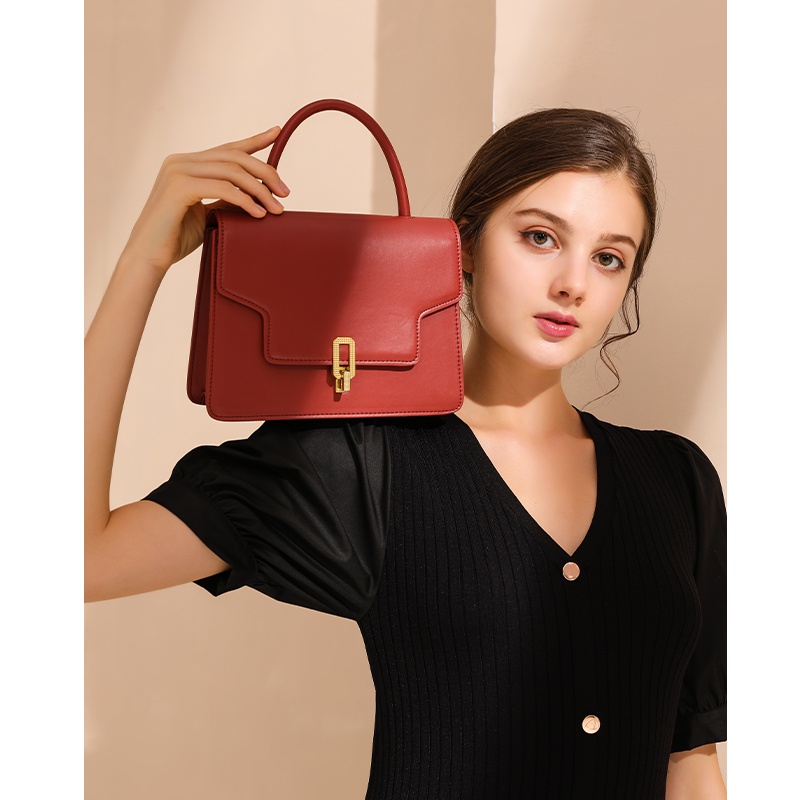 Túi Xách Đeo Vai HE103 Màu Đỏ Thời Trang Cho Nữ