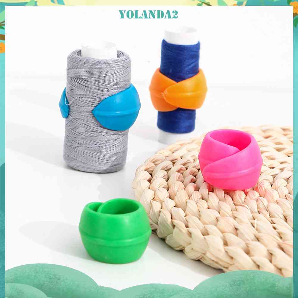 Set 2 Kẹp Giữ Suốt Chỉ Bằng Silicone 2cm (BU8)