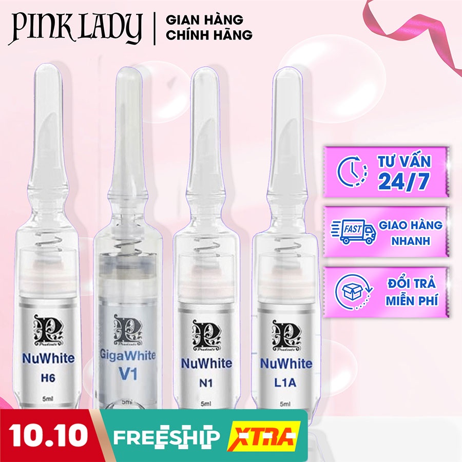Kem Nuwhite Mibiti Prudente hồng nhũ hoa N1, hồng vùng kín nuwhite V1,Khử thâm nách mông bẹn H6, hồng môi nuwhite L1A